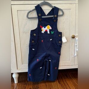 BNWT puppy dog overalls size 12M